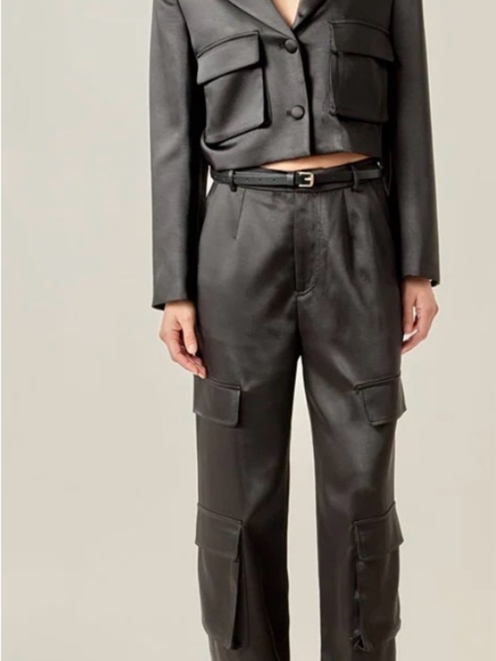 Frame Silky Black Pants